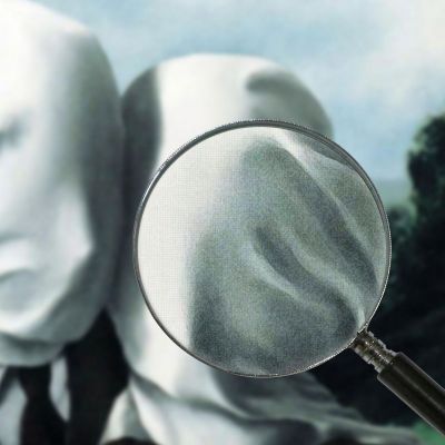 The Lovers - 2 René Magritte rm26 canvas print