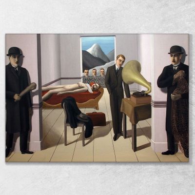 The Threatened Assassin René Magritte rm28 canvas print 
