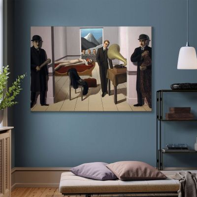 The Threatened Assassin René Magritte rm28 canvas print 