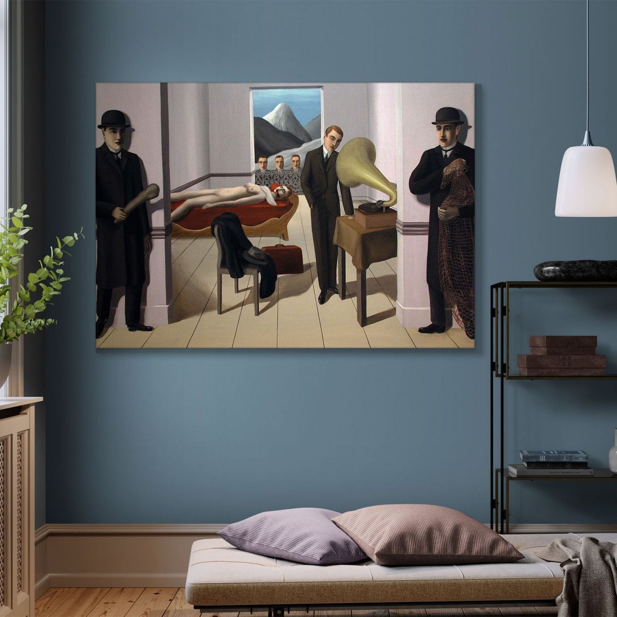 The Threatened Assassin René Magritte rm28 canvas print 