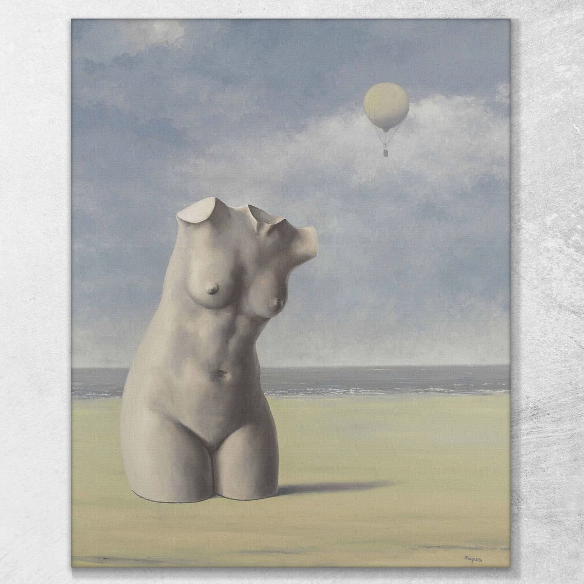 When The Hour Strikes René Magritte rm34 canvas print 