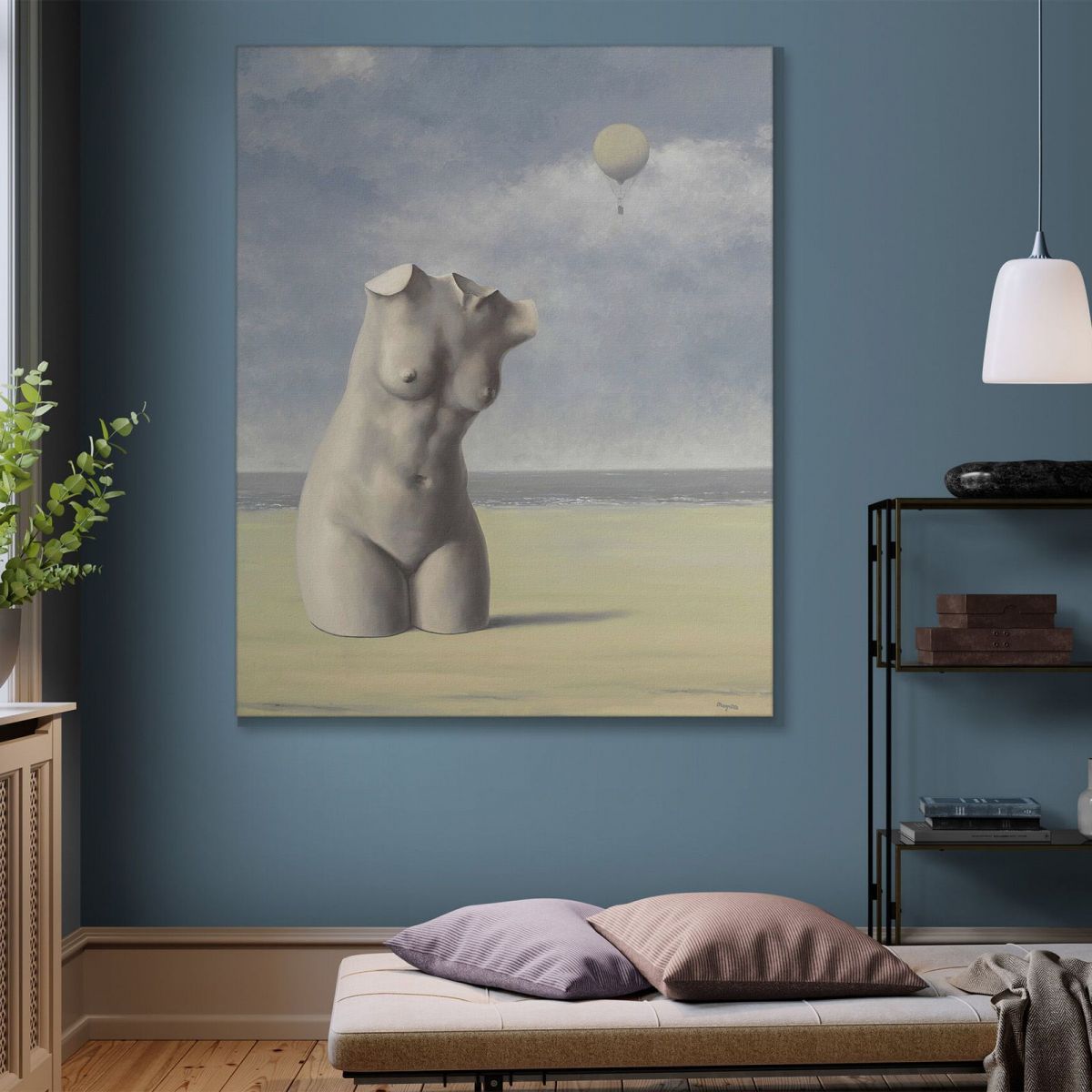 When The Hour Strikes René Magritte rm34 canvas print 