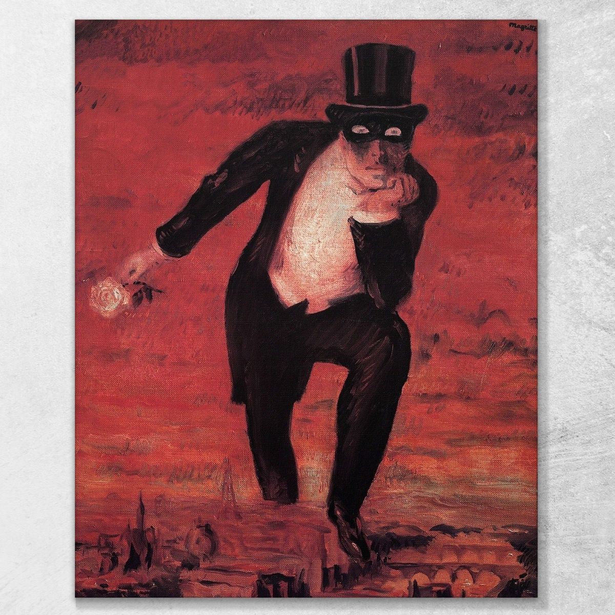 The Return Of The Flame René Magritte rm35 canvas print 