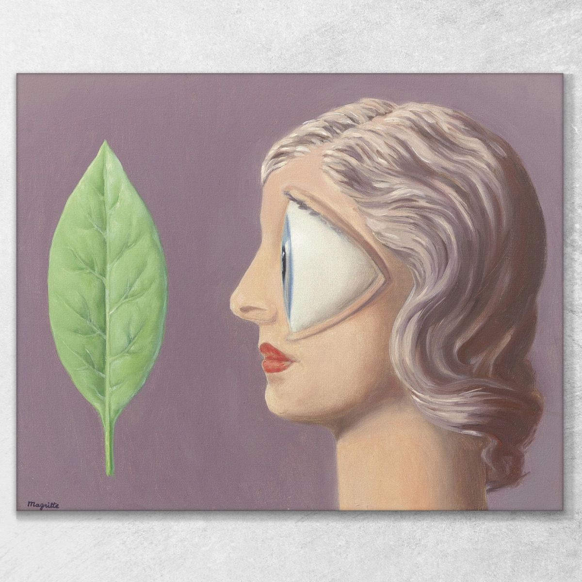 The Mason’S Wife René Magritte rm38 canvas print 