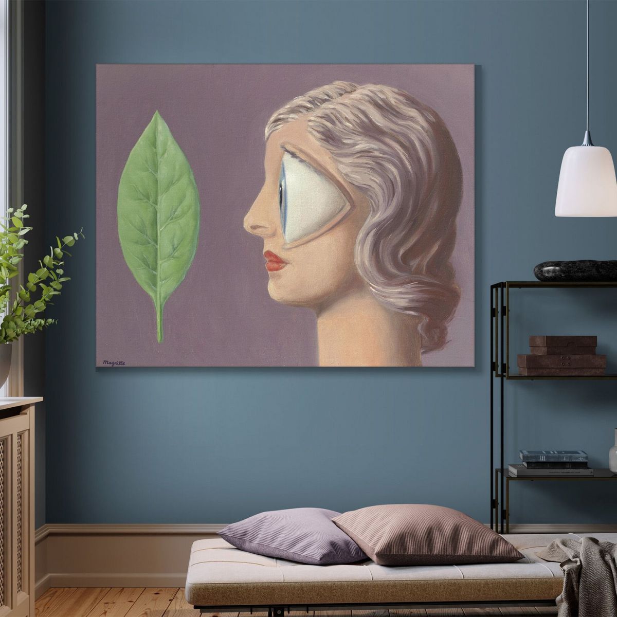 The Mason’S Wife René Magritte rm38 canvas print 