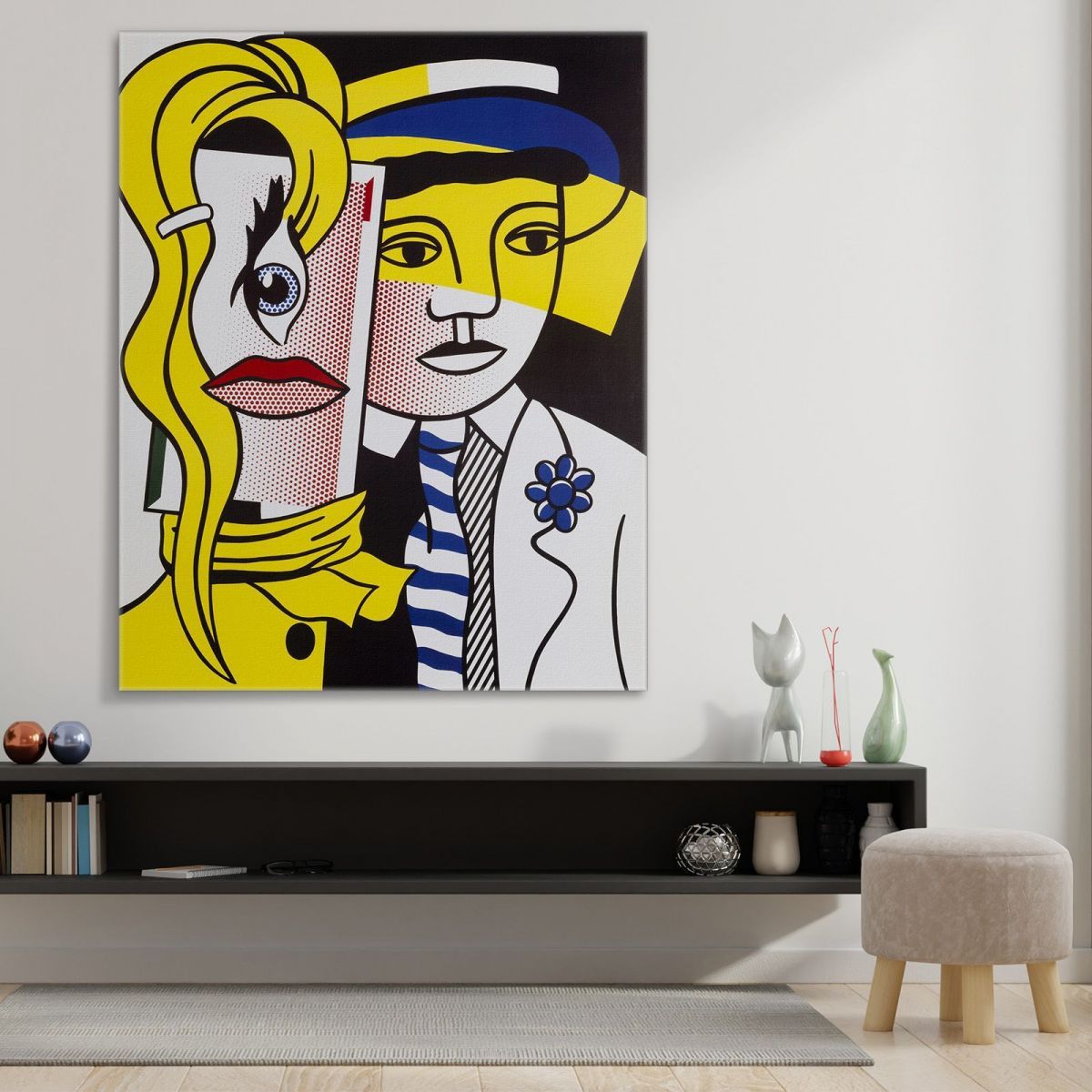 American Roy Lichtenstein rl1 canvas print 