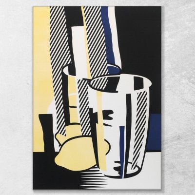 In Front Of The Mirror Roy Lichtenstein rl2 canvas print 