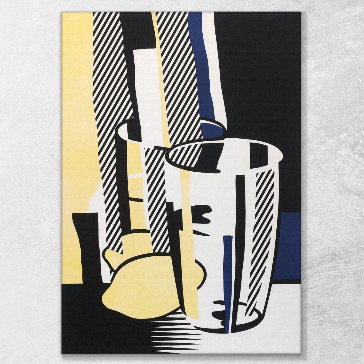 In Front Of The Mirror Roy Lichtenstein rl2 canvas print 