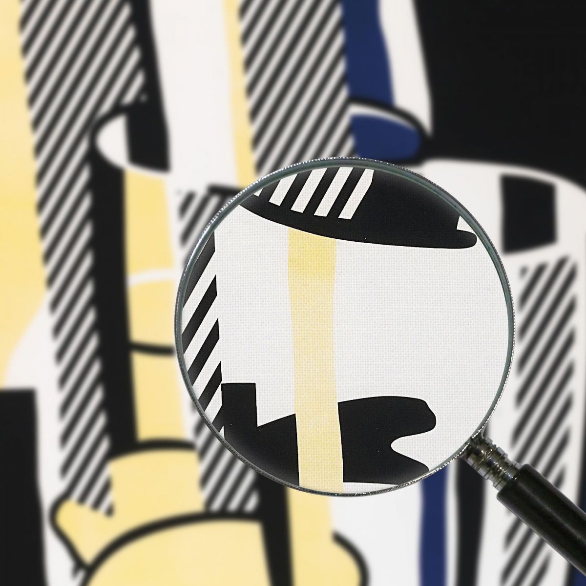 In Front Of The Mirror Roy Lichtenstein rl2 canvas print