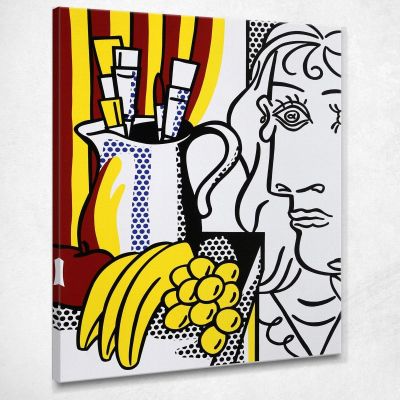 Homage To Picasso Roy Lichtenstein rl17 canvas print 