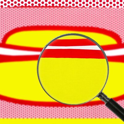 Hot Dog Roy Lichtenstein rl18 canvas print