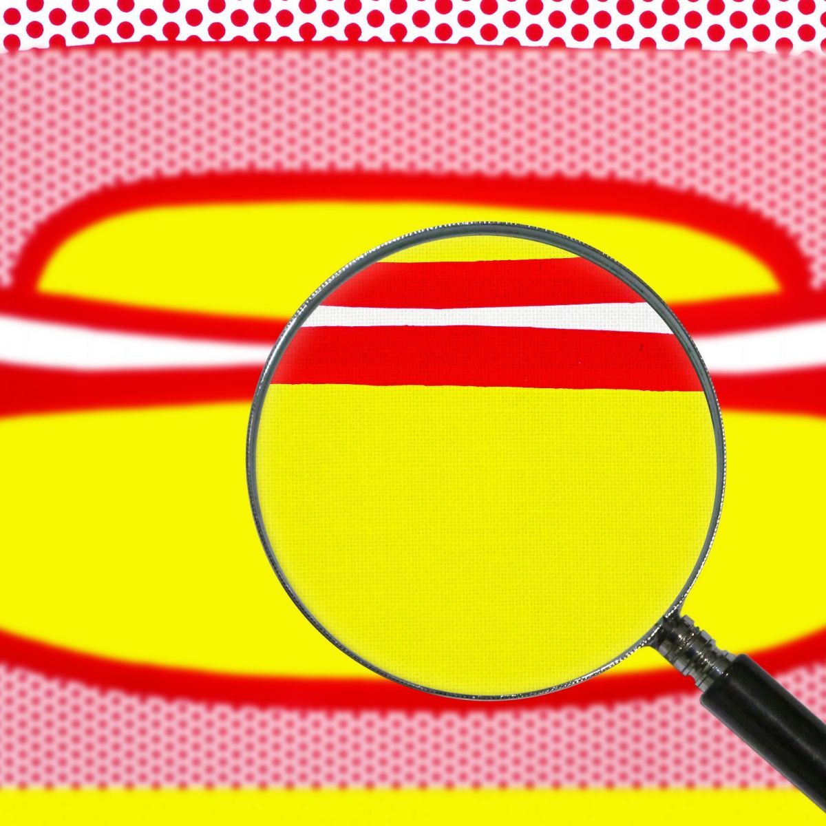 Hot Dog Roy Lichtenstein rl18 canvas print