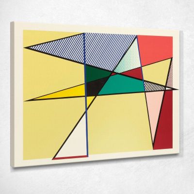 Imperfect Iii Roy Lichtenstein rl22 canvas print 