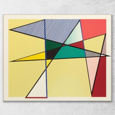 Imperfect Iii Roy Lichtenstein rl22 canvas print 
