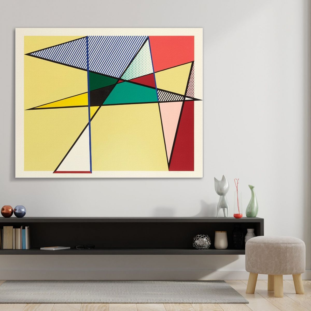 Imperfect Iii Roy Lichtenstein rl22 canvas print 