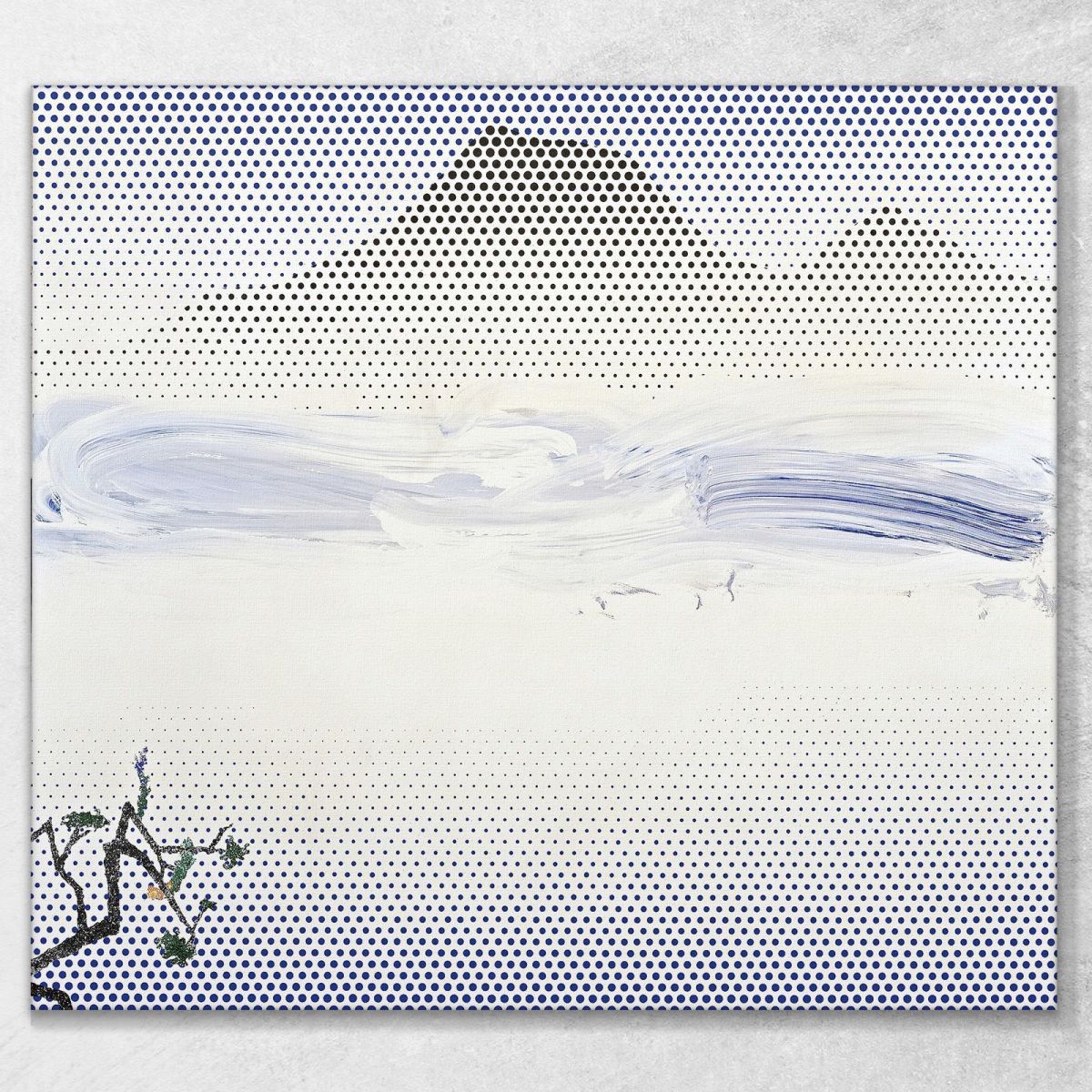 Landscape In The Fog Roy Lichtenstein rl23 canvas print 
