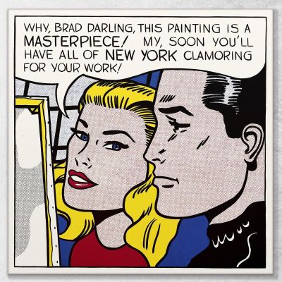 Masterpiece Roy Lichtenstein rl25 canvas print 