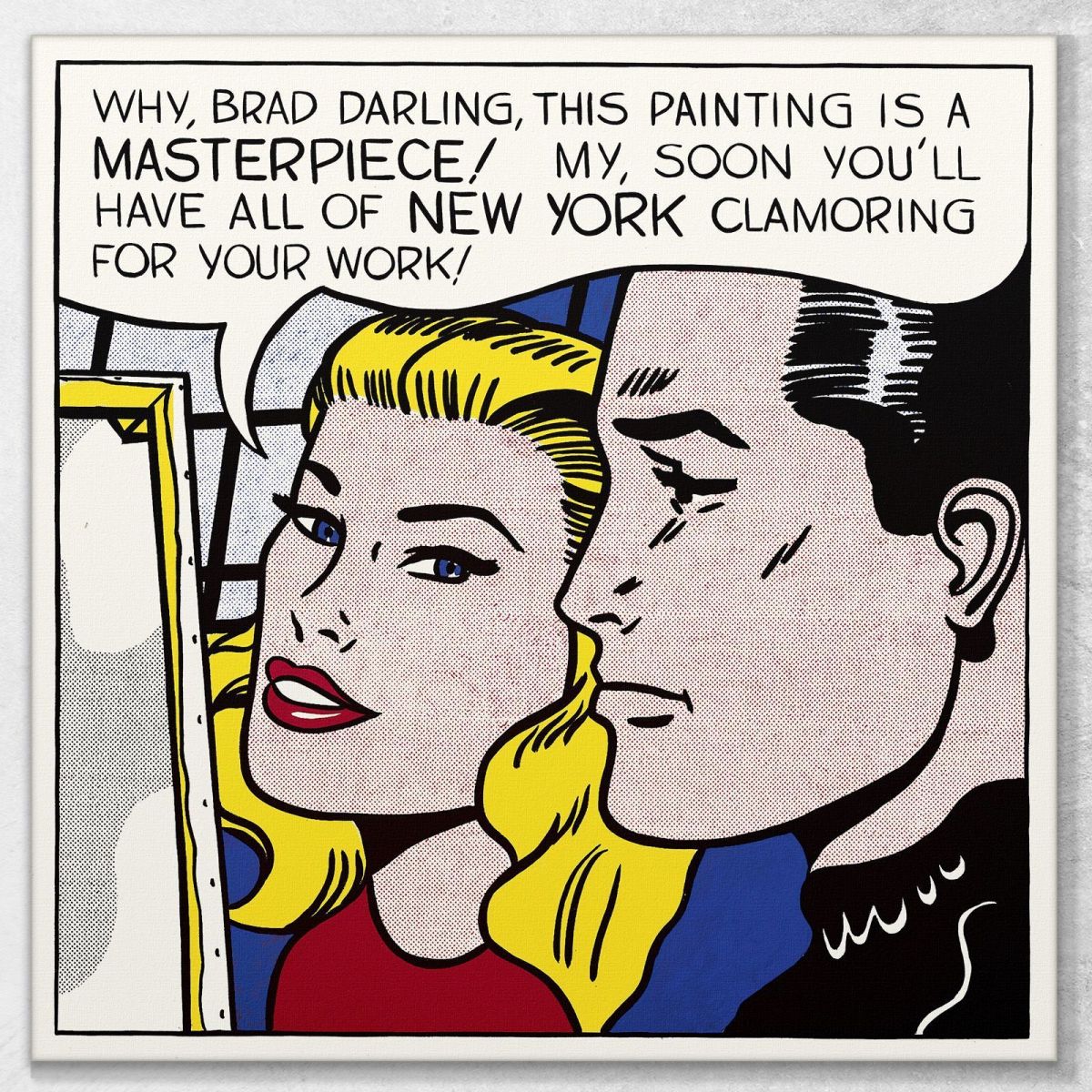 Masterpiece Roy Lichtenstein rl25 canvas print 