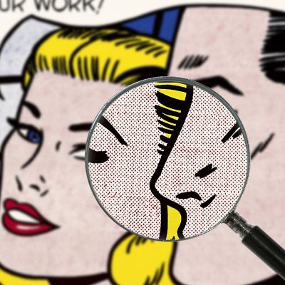 Masterpiece Roy Lichtenstein rl25 canvas print