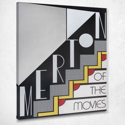 Merton Of The Movies Roy Lichtenstein rl26 canvas print 