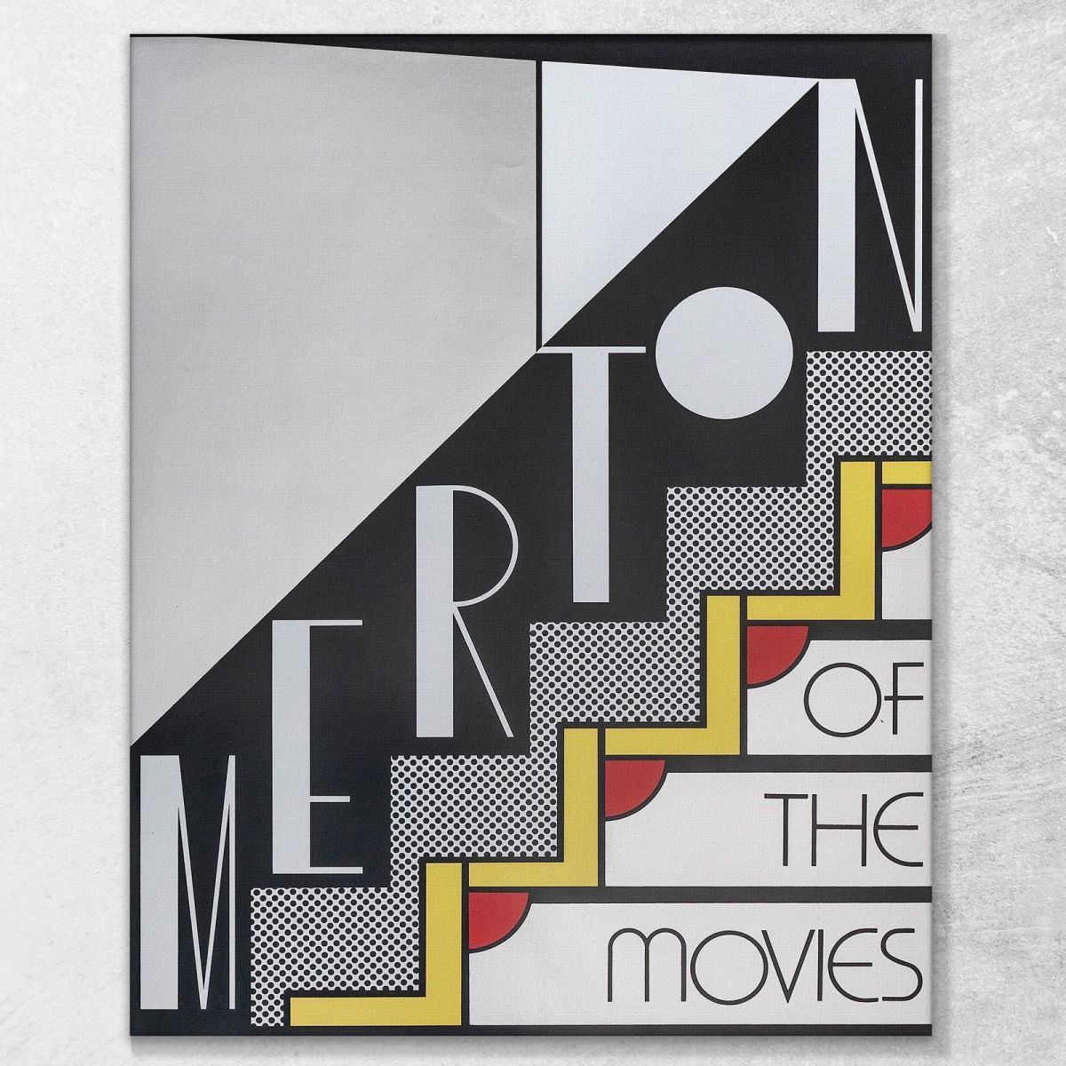 Merton Of The Movies Roy Lichtenstein rl26 canvas print 