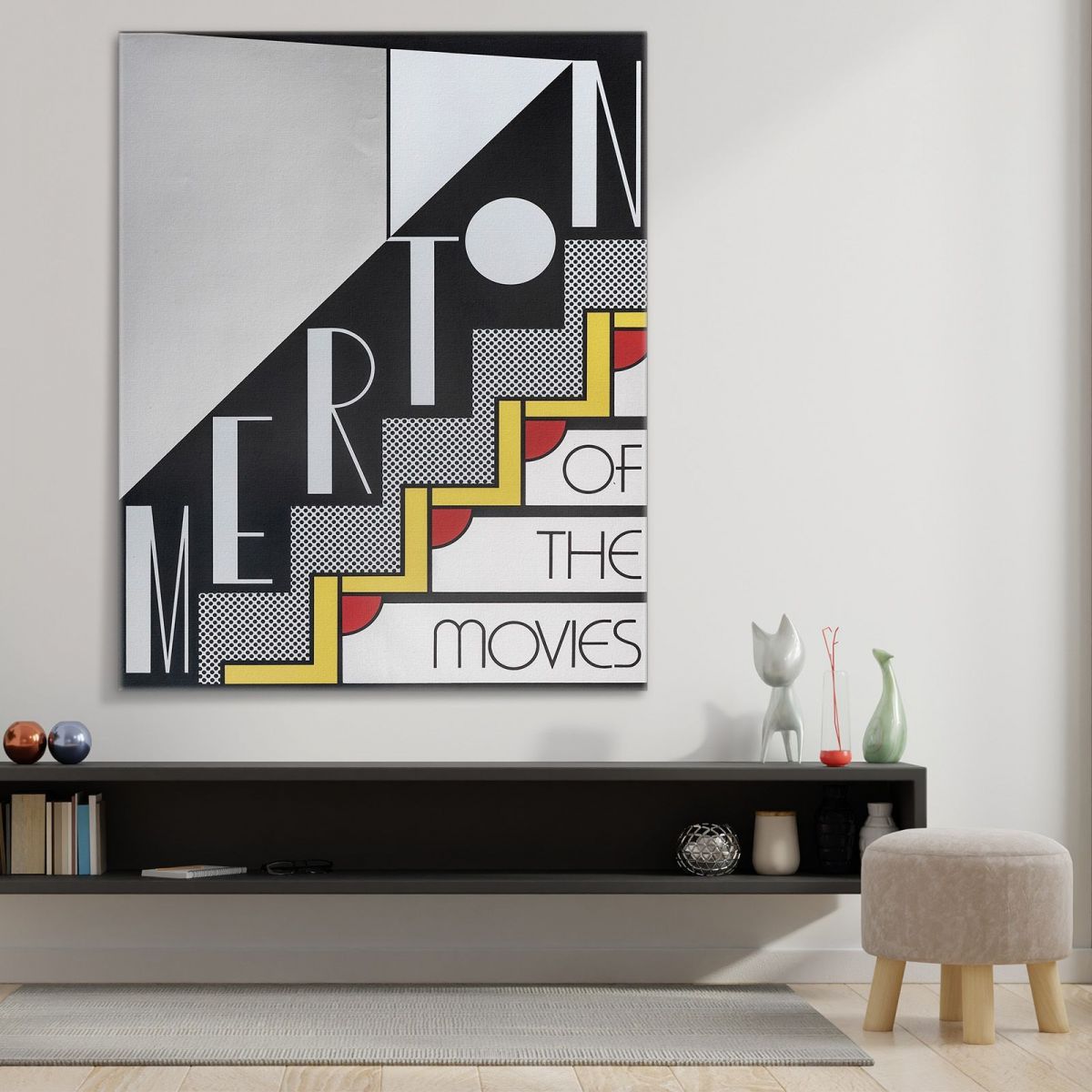 Merton Of The Movies Roy Lichtenstein rl26 canvas print 