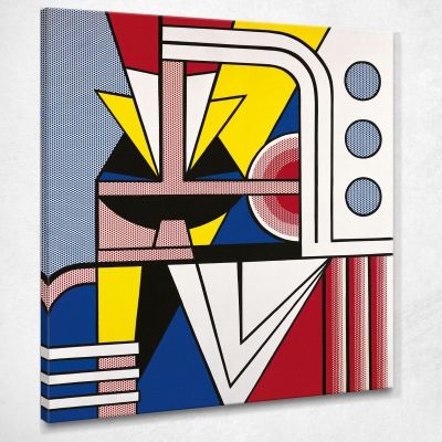 Modern Painting Roy Lichtenstein rl27 canvas print 