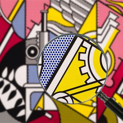 Peace Through Chemistry Roy Lichtenstein rl32 canvas print Peace Through Chemistry Roy Lichtenstein rl32 canvas print