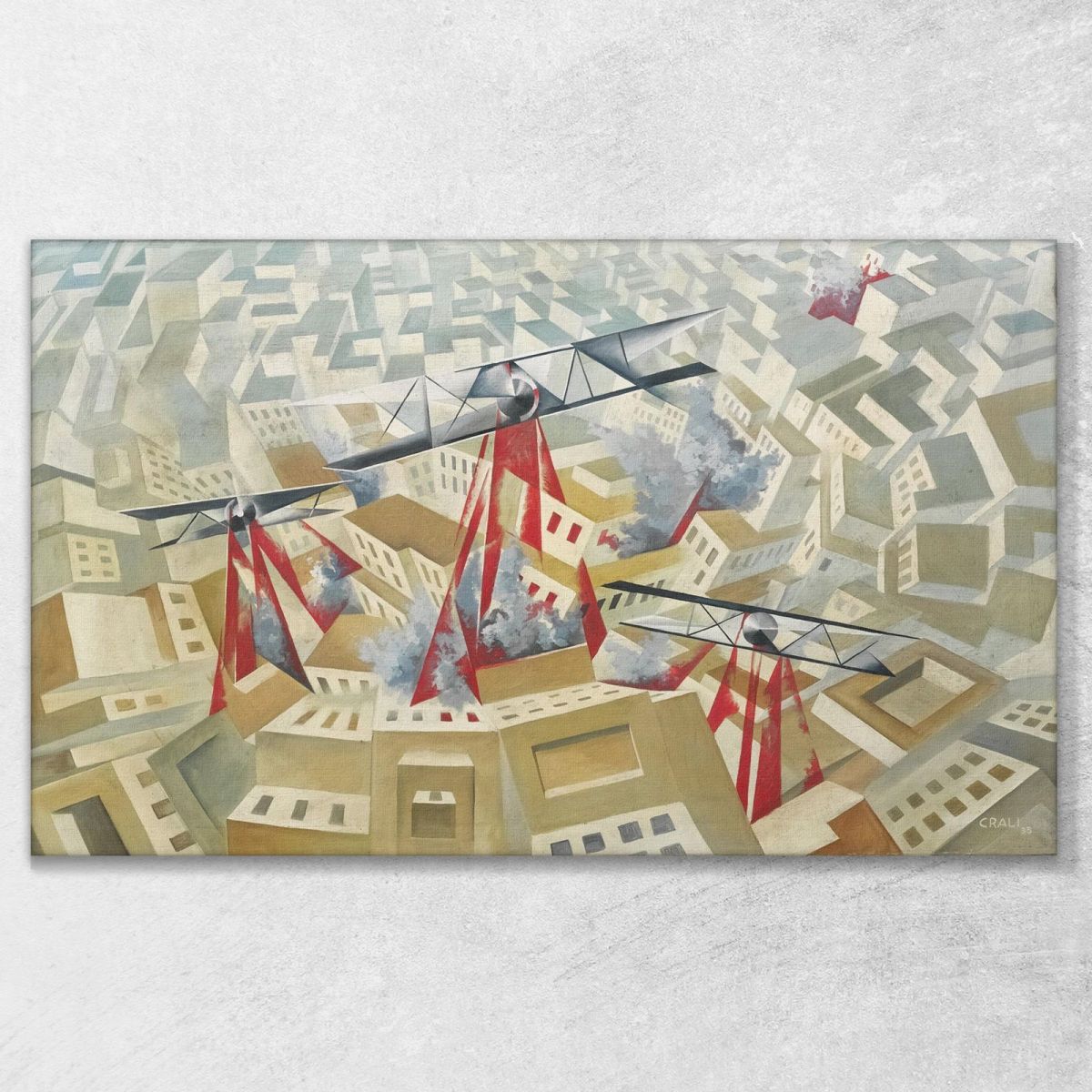 Air Mission Tullio Crali tcr14 canvas print 
