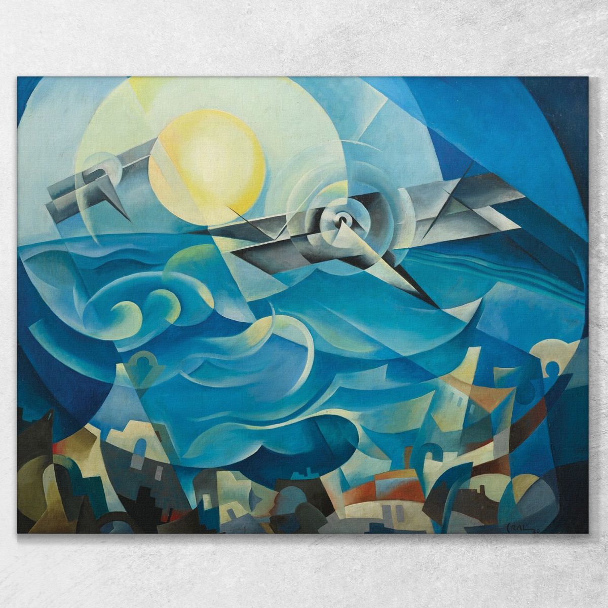 Reaching The Sun Tullio Crali tcr16 canvas print 
