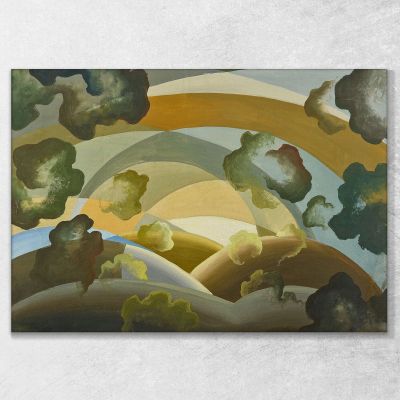 Sunset Of Lights Tullio Crali tcr19 canvas print 
