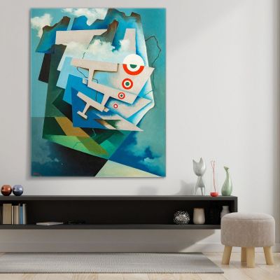 Tricolour Wings Tullio Crali tcr27 canvas print 