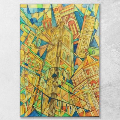 Florence (1930S) Uberto Bonetti ub26 canvas print 