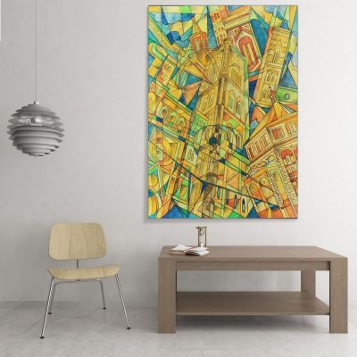 Florence (1930S) Uberto Bonetti ub26 canvas print 