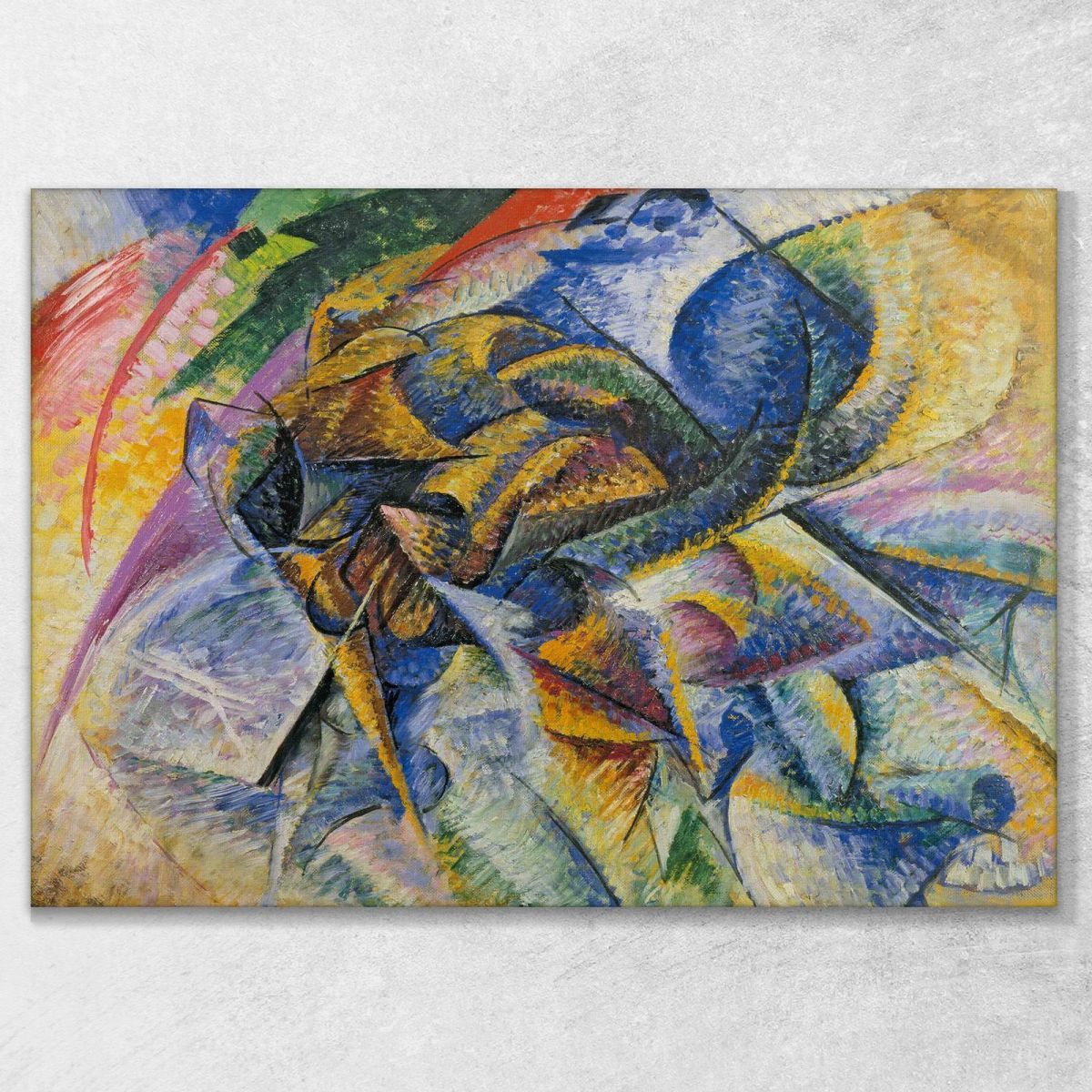 Dynamism Of A Cyclist Umberto Boccioni ubo2 canvas print 