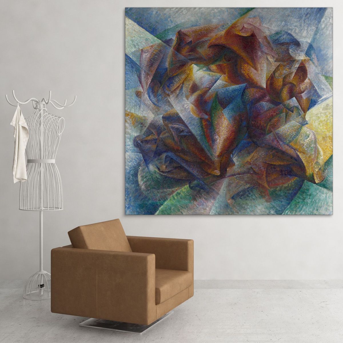Dynamism Of A Footballer Umberto Boccioni ubo4 canvas print 