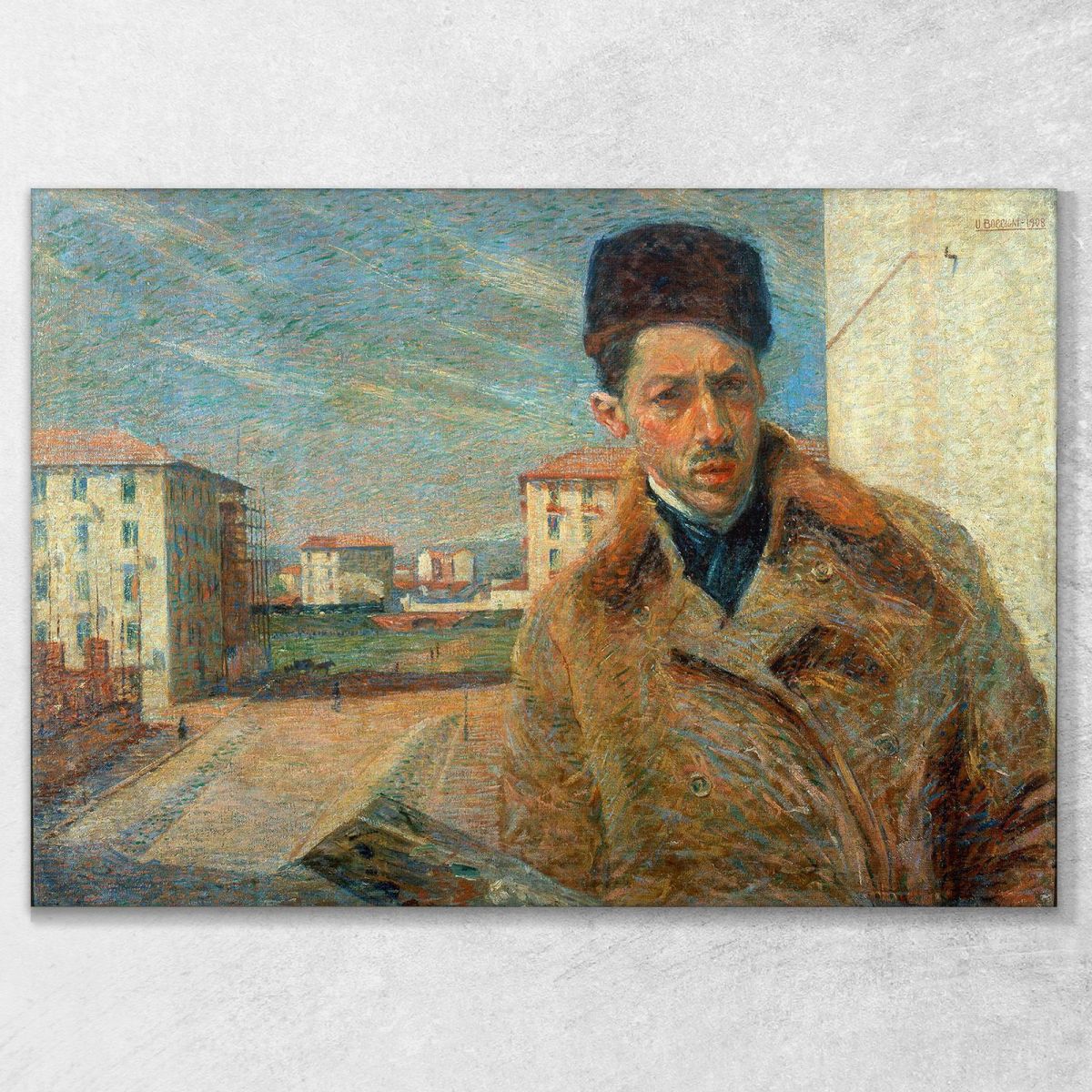 Portrait 108 Umberto Boccioni ubo12 canvas print 
