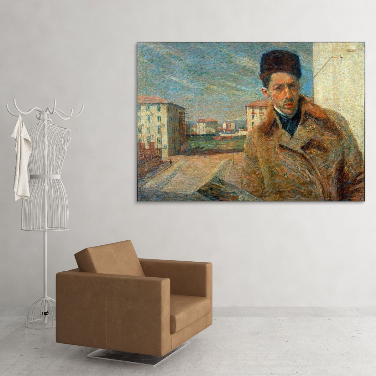 Portrait 108 Umberto Boccioni ubo12 canvas print 