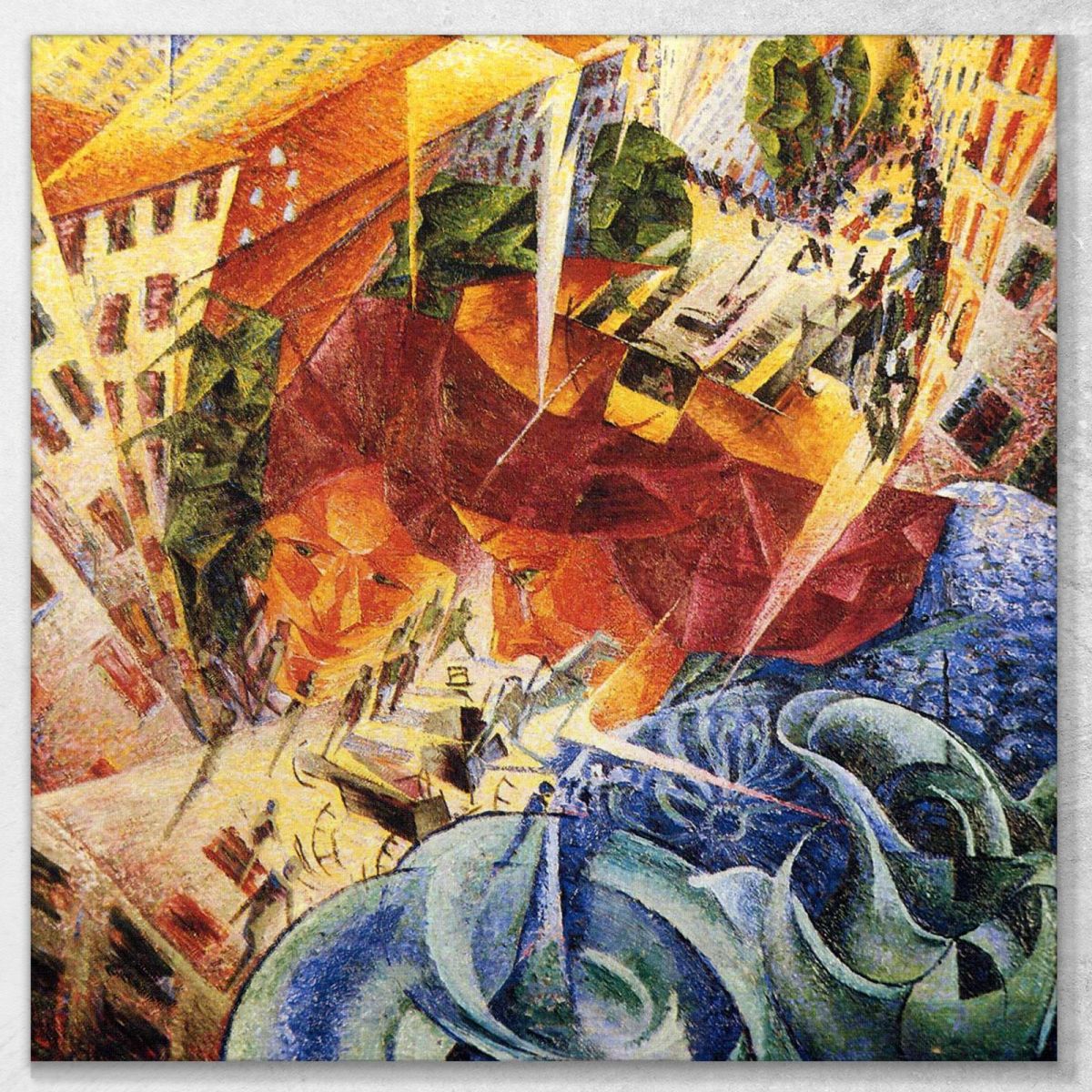 Simultaneous Visions - 1912 Umberto Boccioni ubo13 canvas print 