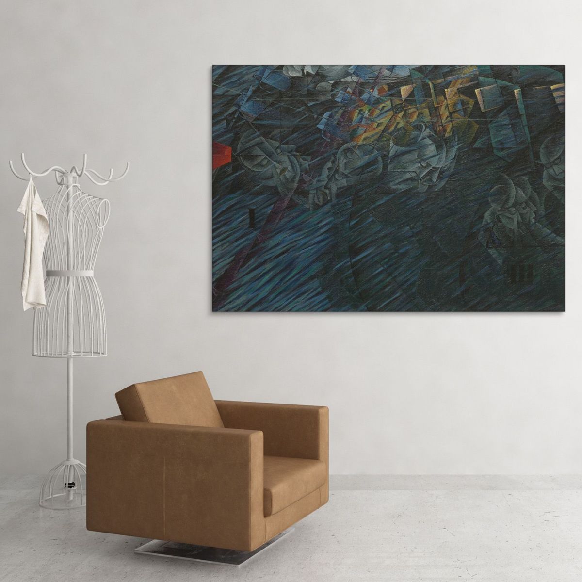 Moods - Series Ii - Those Who Go Umberto Boccioni ubo15 canvas print 