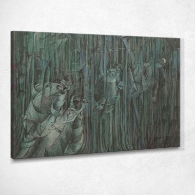 Moods - Series Iii - Those Who Stay Umberto Boccioni ubo16 canvas print 