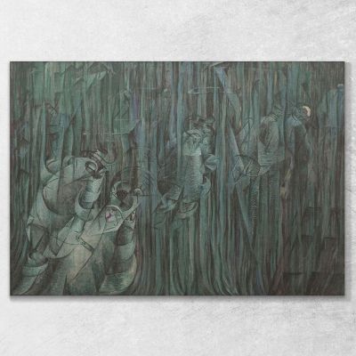 Moods - Series Iii - Those Who Stay Umberto Boccioni ubo16 canvas print 