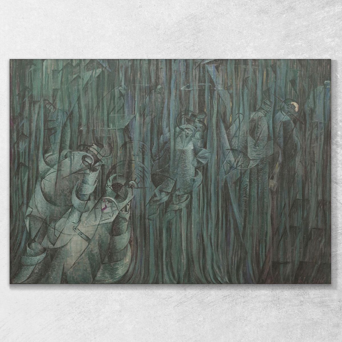 Moods - Series Iii - Those Who Stay Umberto Boccioni ubo16 canvas print 