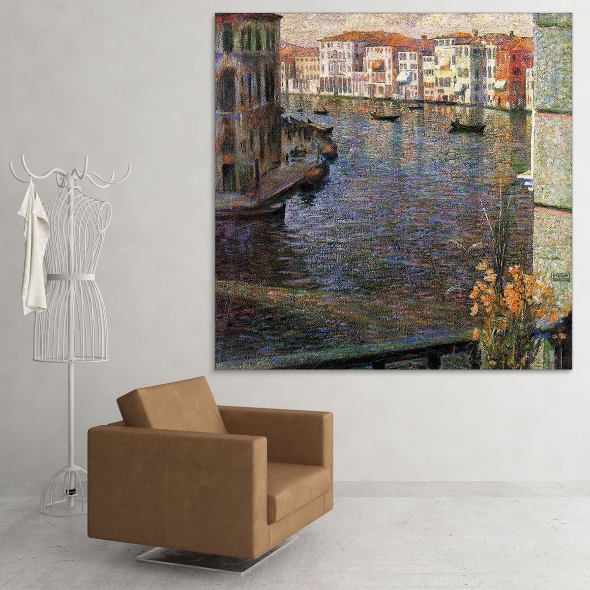 The Grand Canal In Venice Umberto Boccioni ubo21 canvas print 