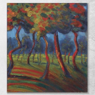 Landscape Umberto Boccioni ubo27 canvas print 