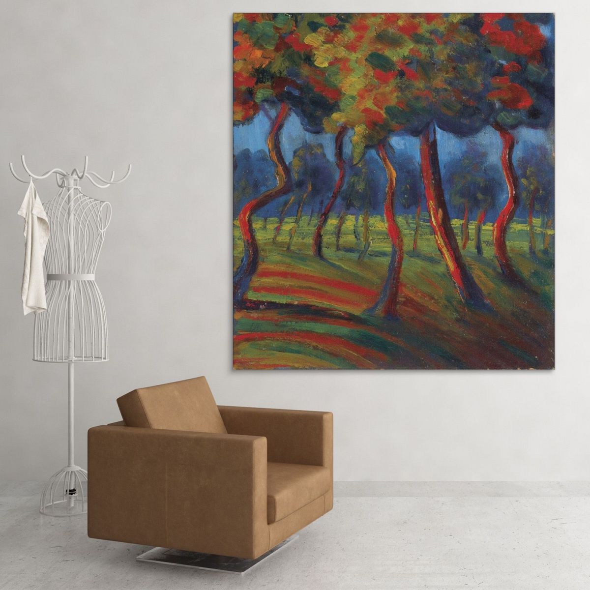 Landscape Umberto Boccioni ubo27 canvas print 