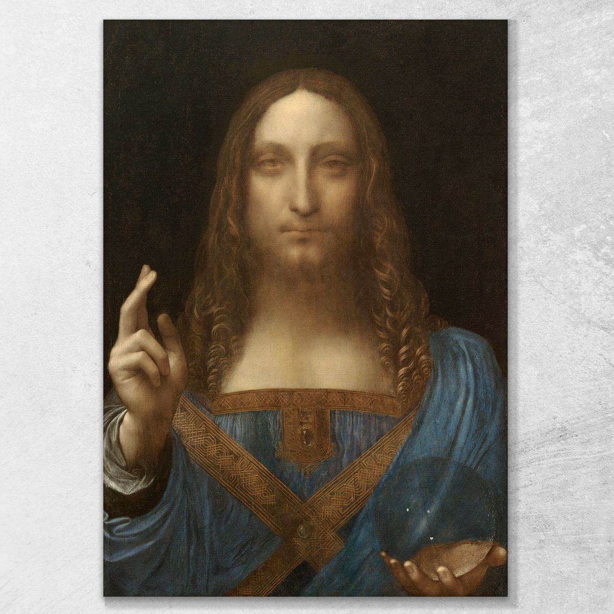 Savior Of The World Leonardo Da Vinci ldv22 canvas print 