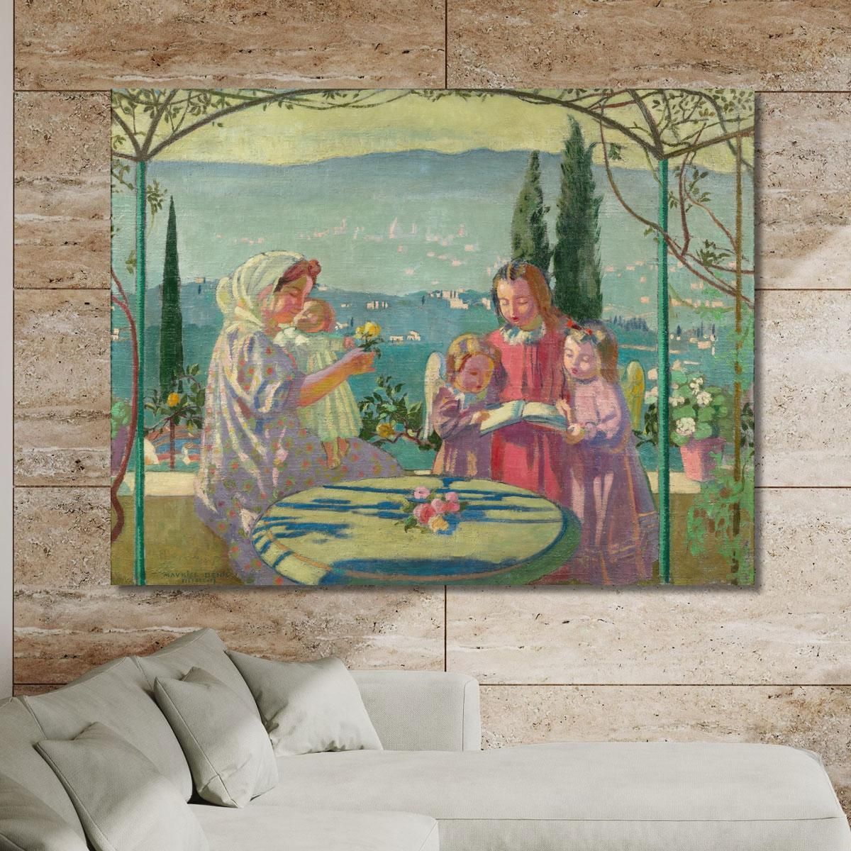 Canticle To The Madonna Fiesole In The Morning Maurice Denis mdn9 canvas print 