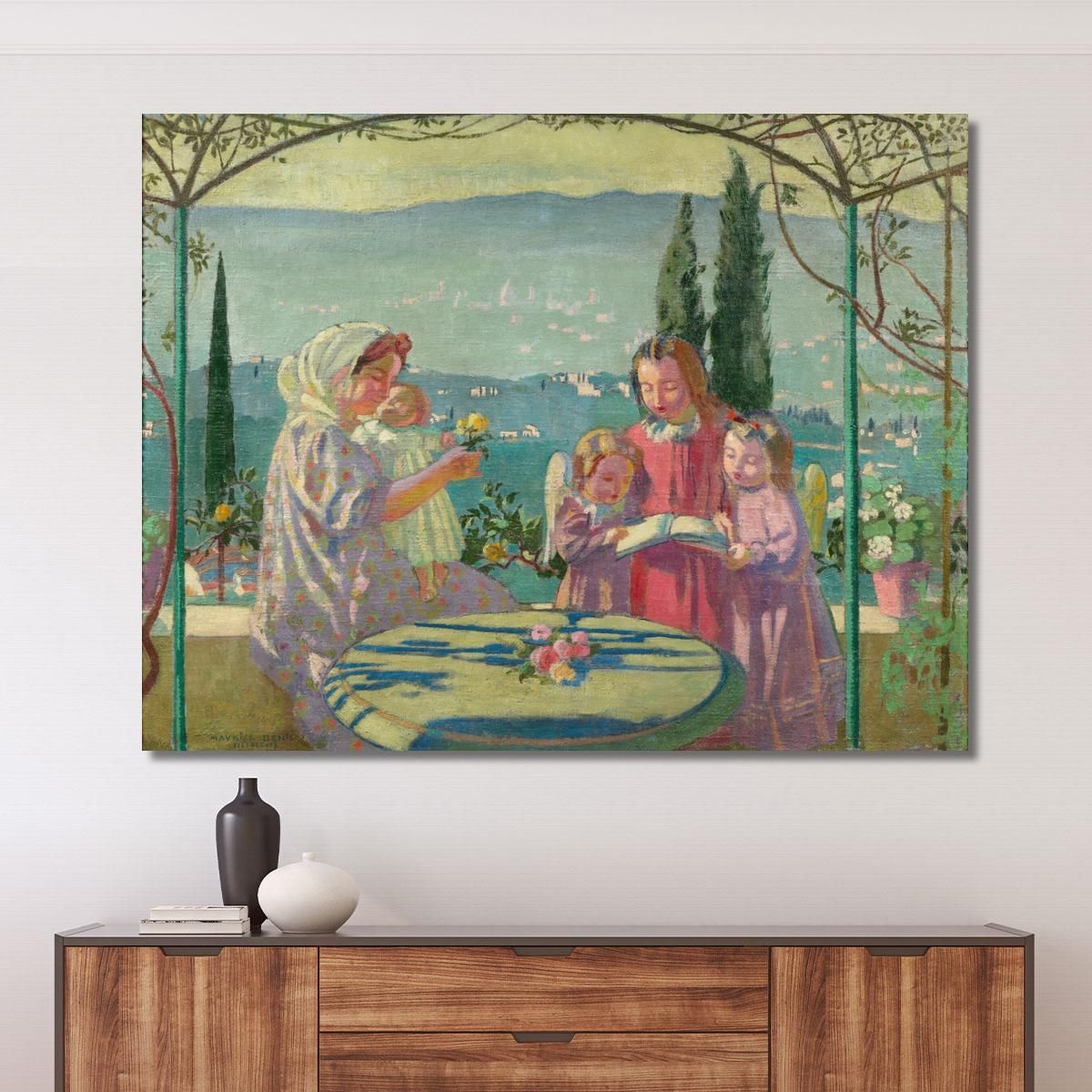 Canticle To The Madonna Fiesole In The Morning Maurice Denis mdn9 canvas print 