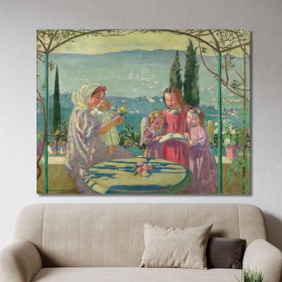 Canticle To The Madonna Fiesole In The Morning Maurice Denis mdn9 canvas print 